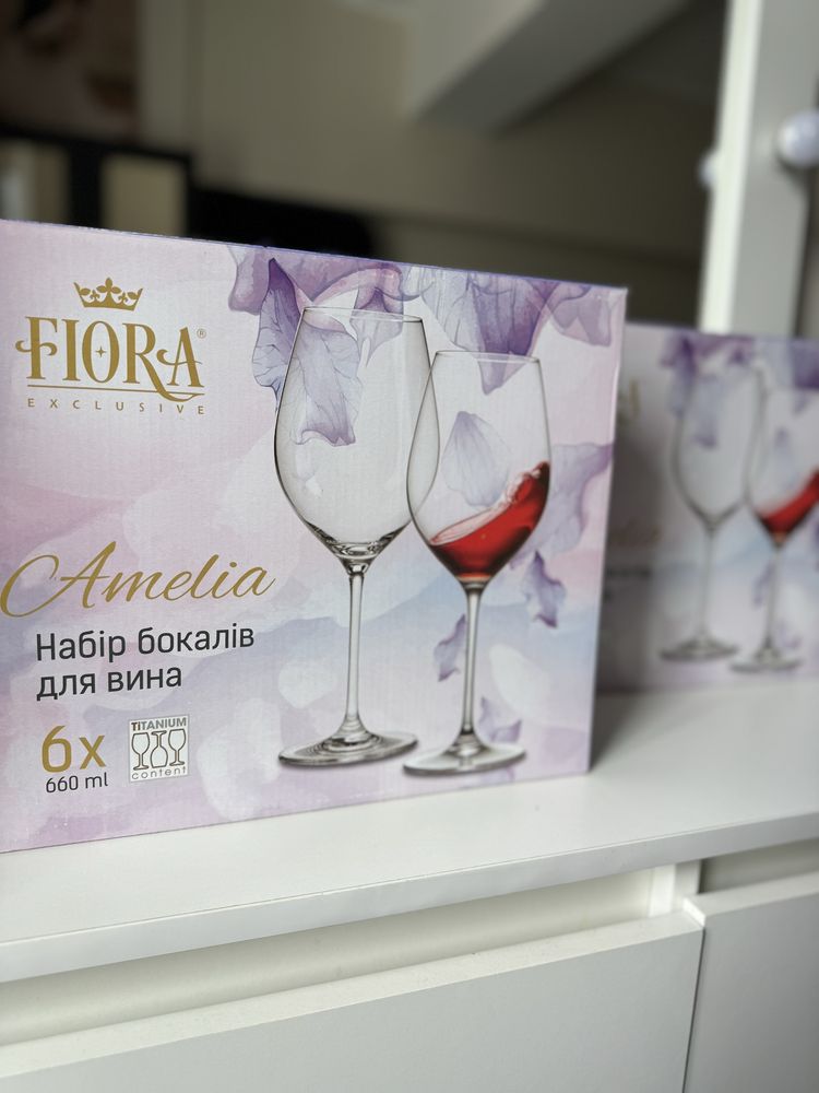 Келихи для вина Fiora Exclusive