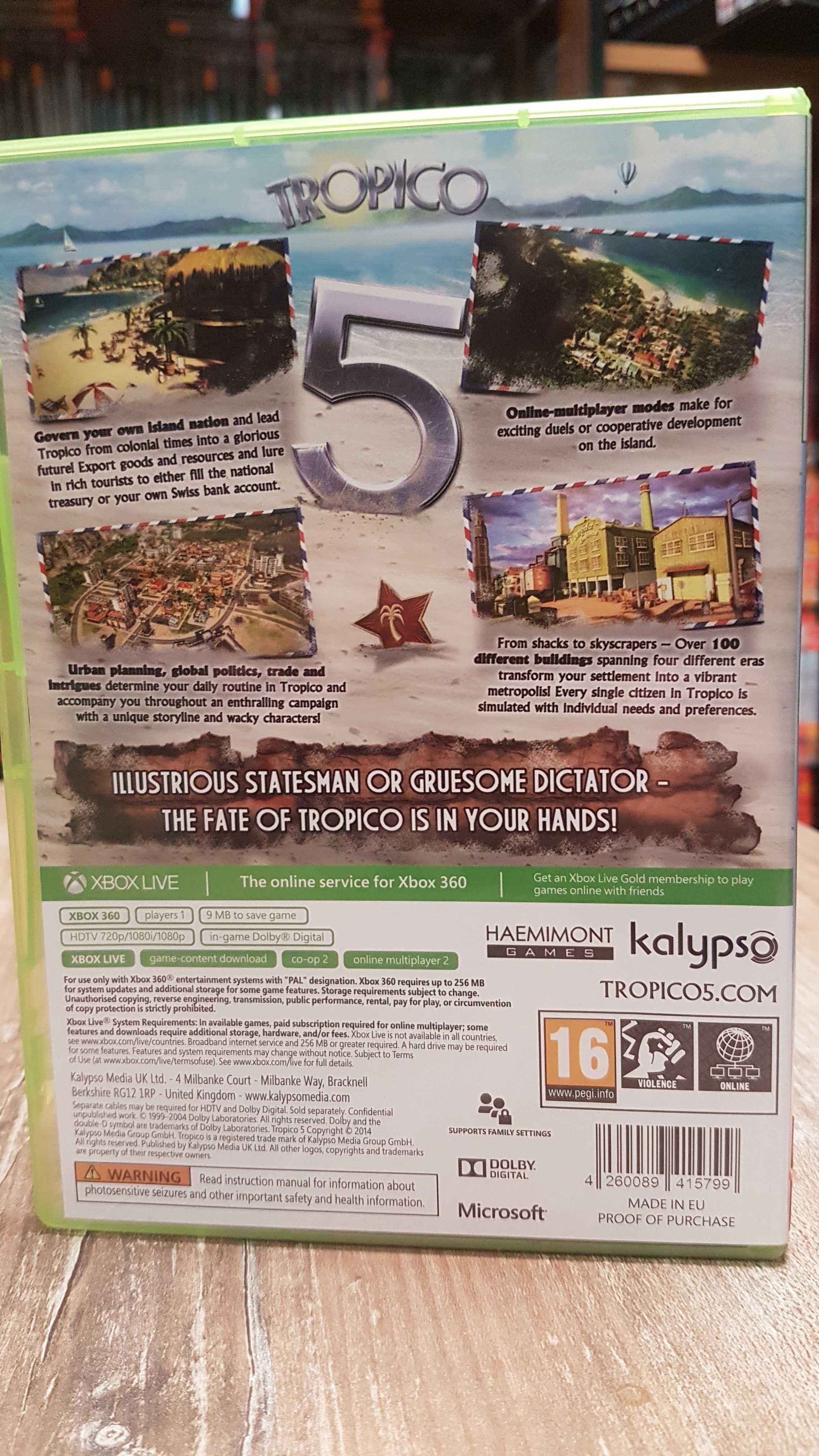 Tropico 5 XBOX 360 Sklep Wysyłka Wymiana