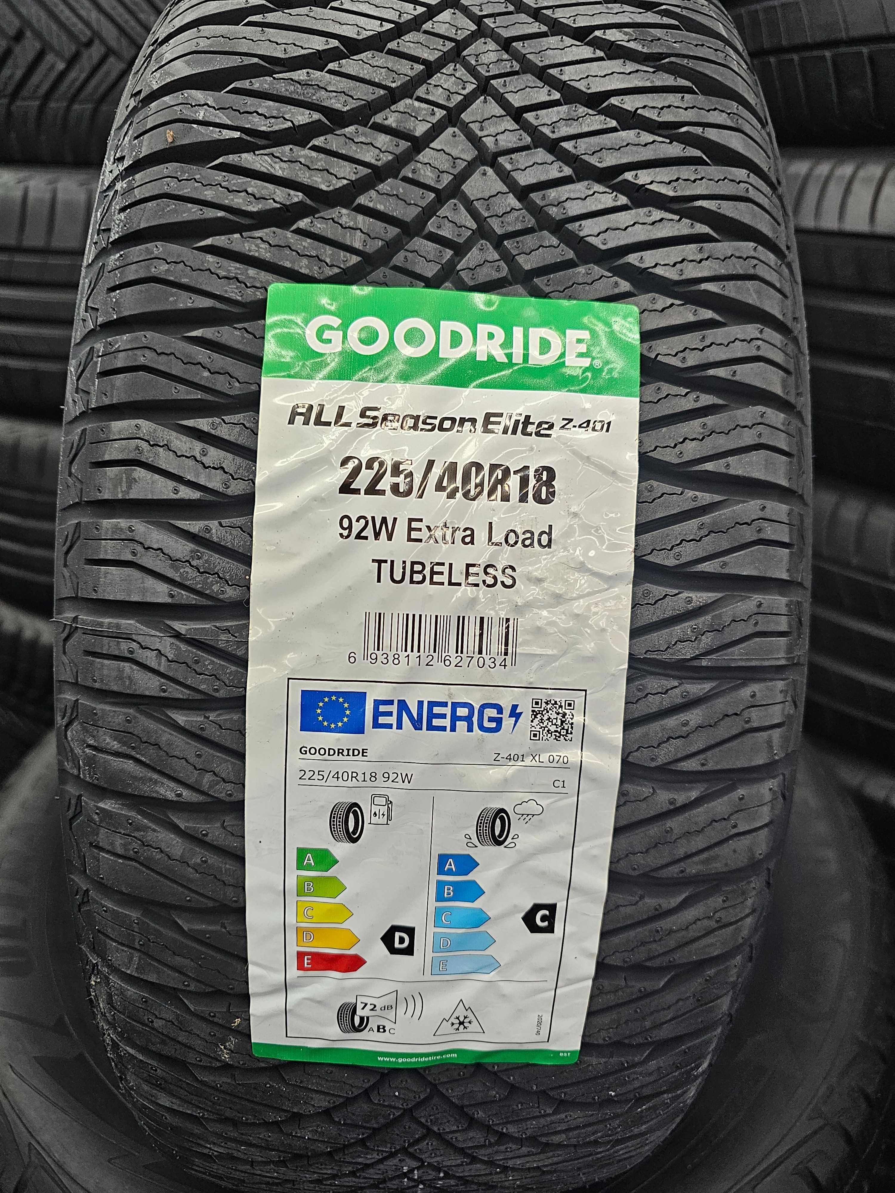 2xNowe Goodride AllSeasonElite 225/40/18 opony wielosezonowe/3PMSF/M+S