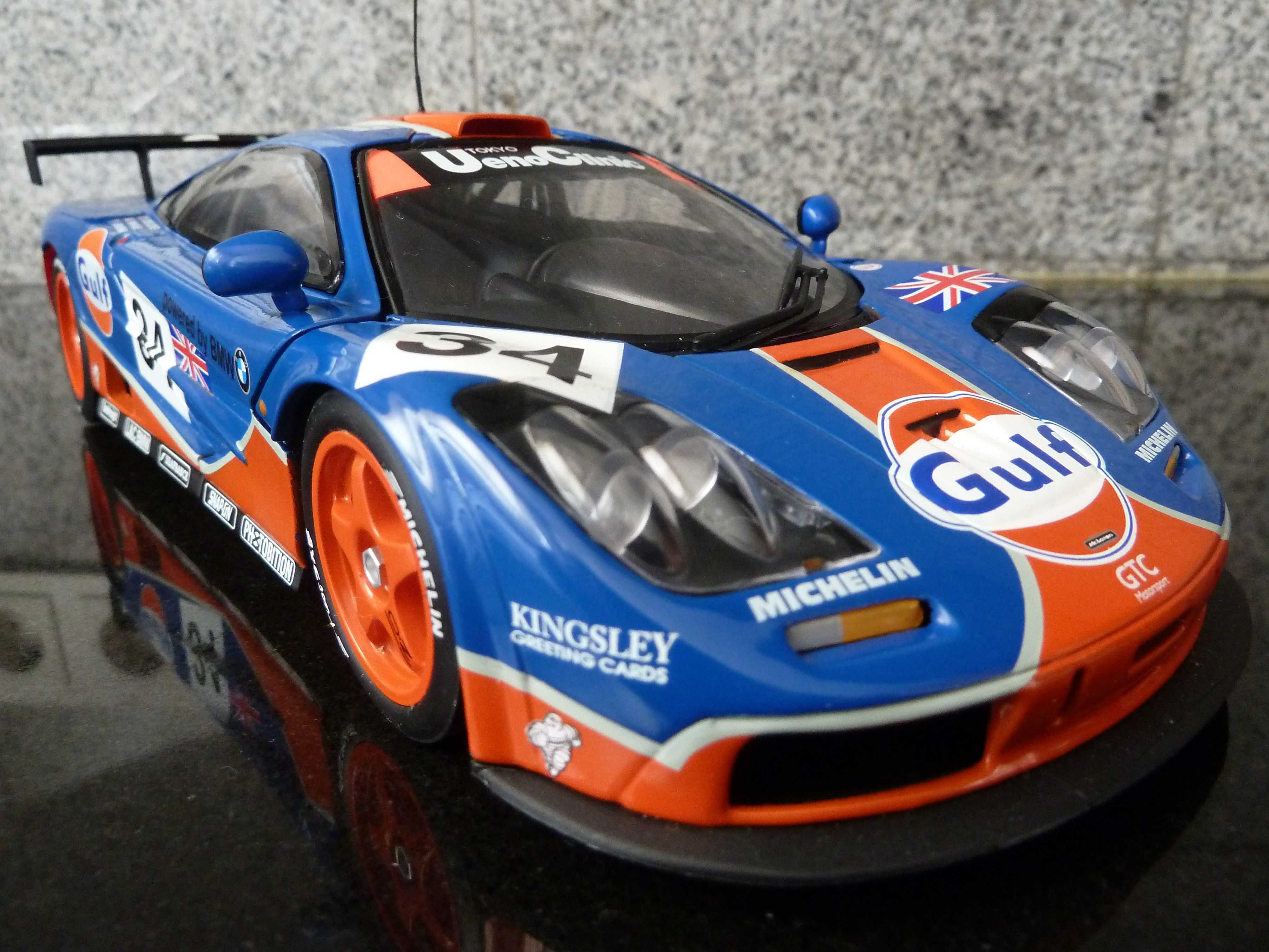 1:18 UT, McLaren F1 GTR, Gulf AutoArt Minichamps