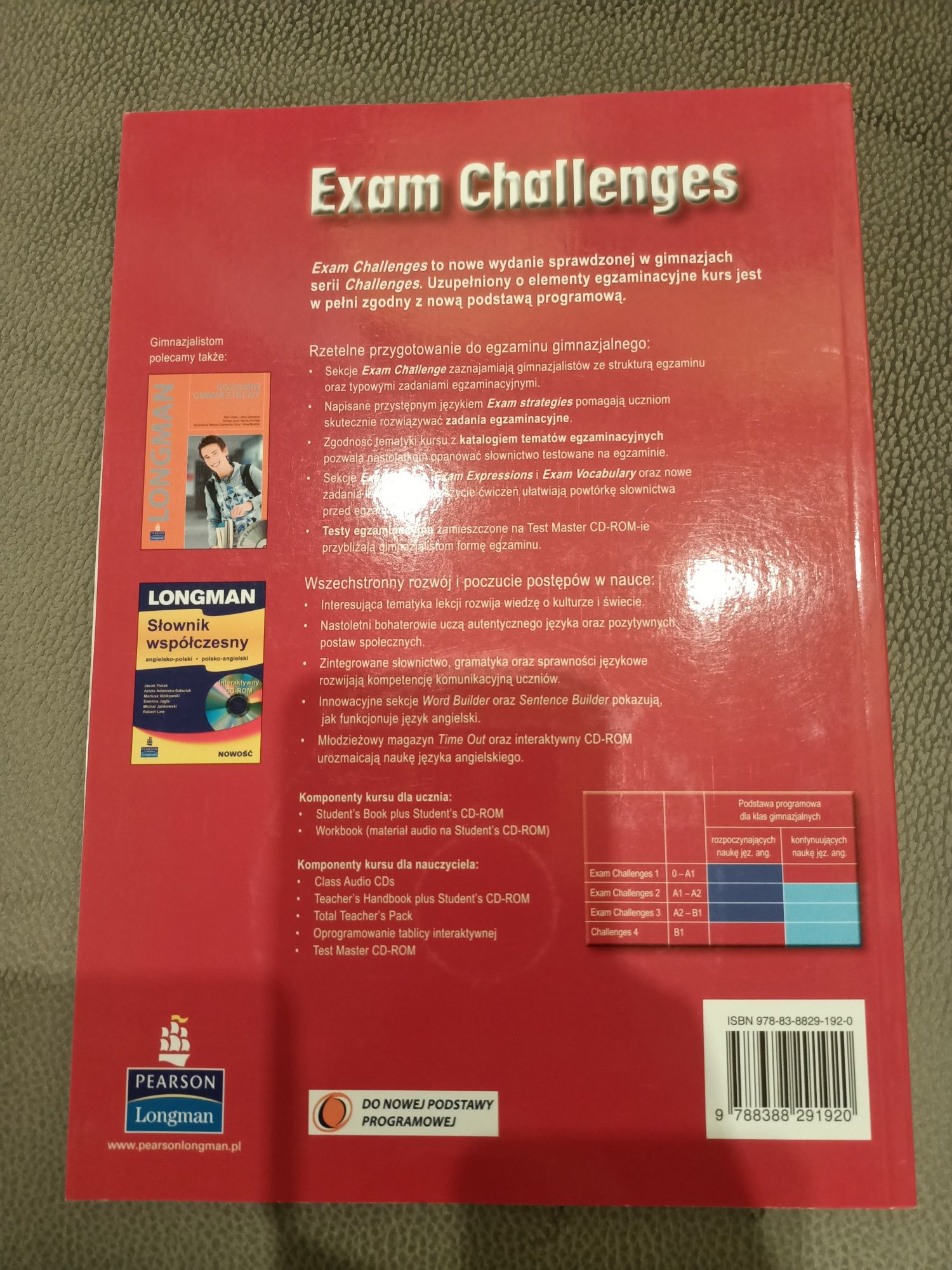 Exam challenges 1 podręcznik+Cd-rom