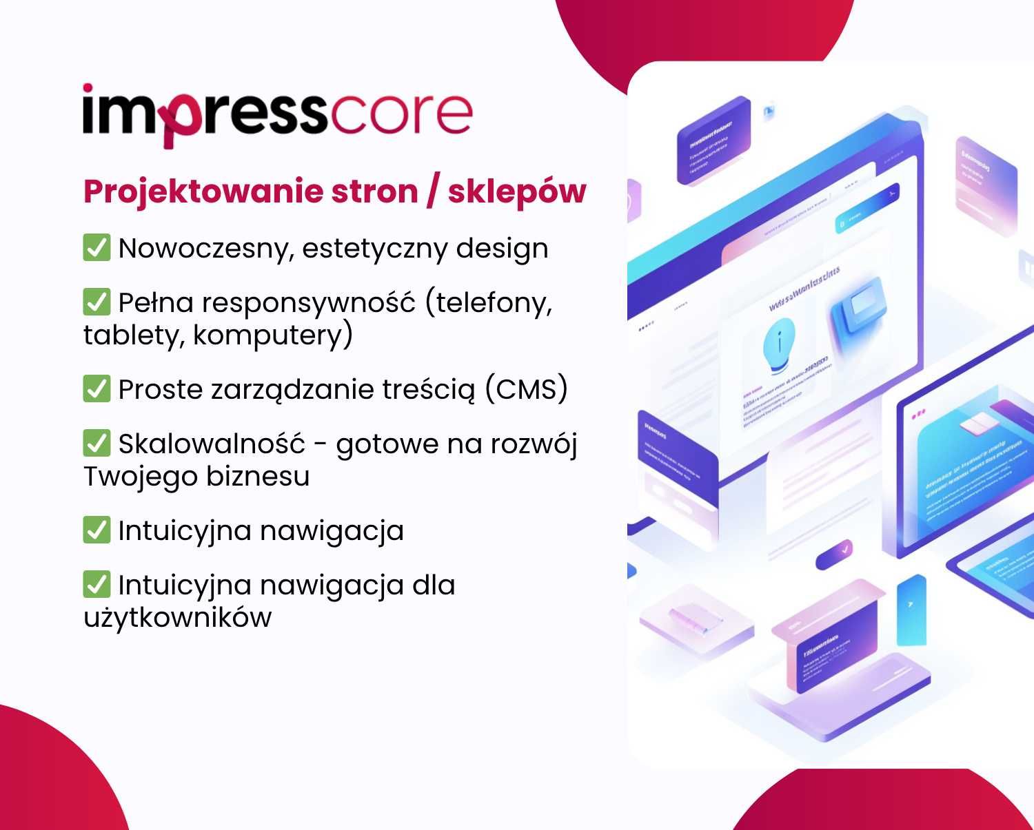 Tworzenie Strony Internetowej | Wordpress | Shoper | Pozycjonowanie