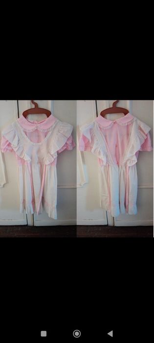 Roupa menina vintage anos 90 e acessórios cabelo