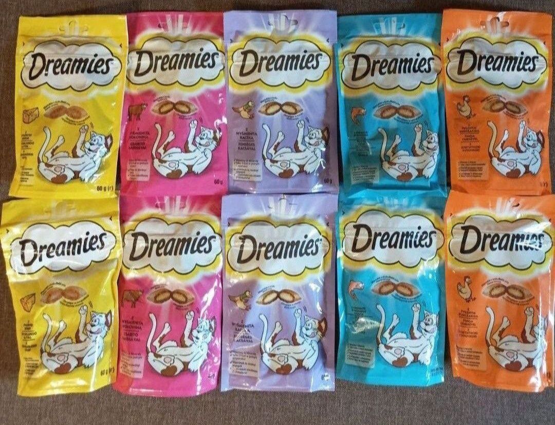 10 sztuk przysmaka dla kota Dreamies 60g mix smaków Okazja