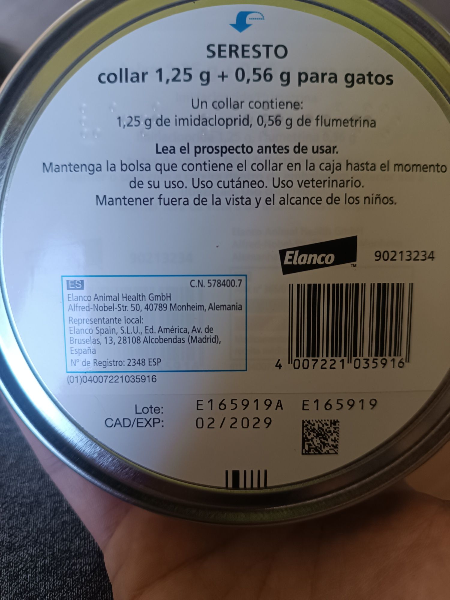 Coleira seresto gato proteção contra pulga caraças
