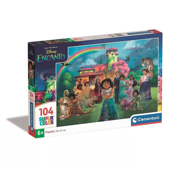Puzzle Clementoni Disney Encanto Super Color 38x27cm 104 peças