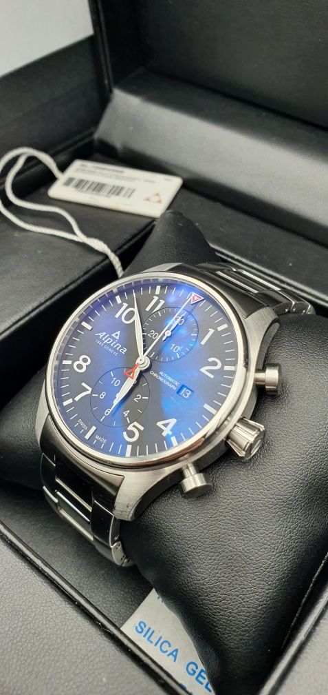 Alpina Startimer Pilot Automatic Chronograph - VALJOUX - AL-725B4S6B