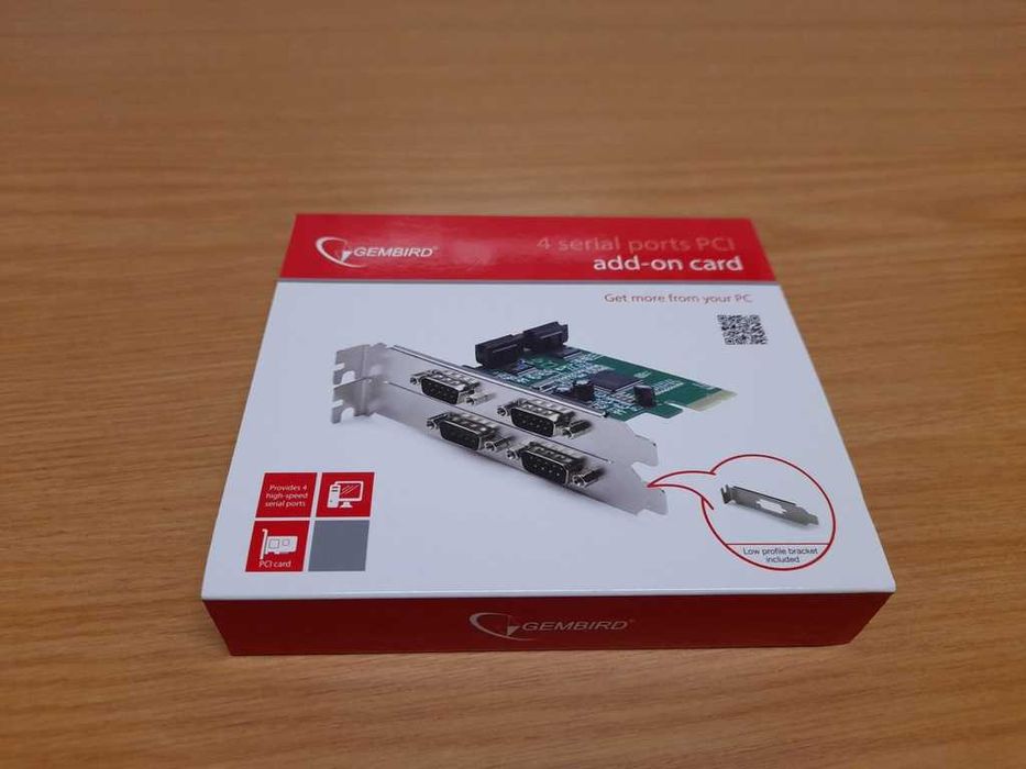 Gembird - 4 serial port PCI-Express add-on card (SPC-2)