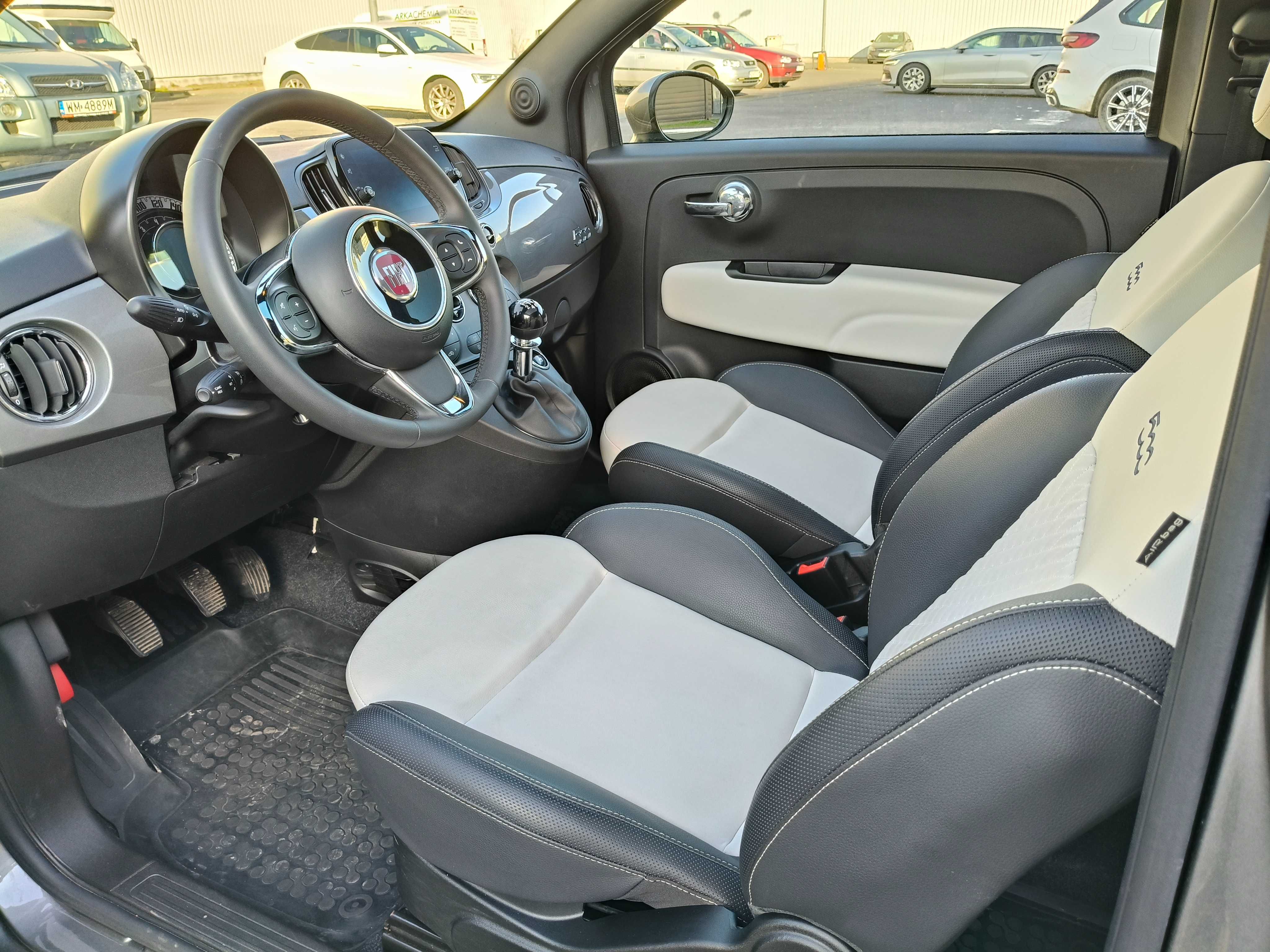 Fiat 500, wynajem długoterminowy samochodów, wypożyczalnia aut