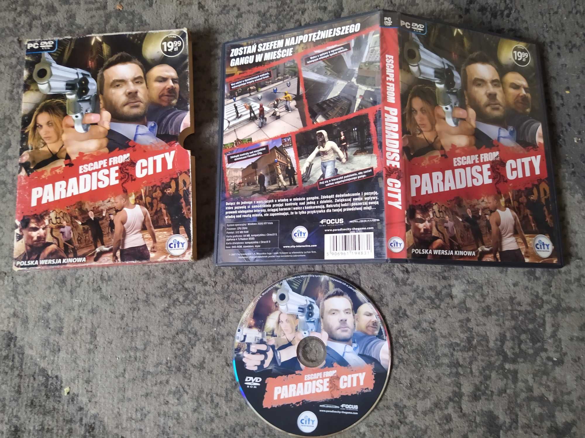 Escape from Paradise City PC DVD PL