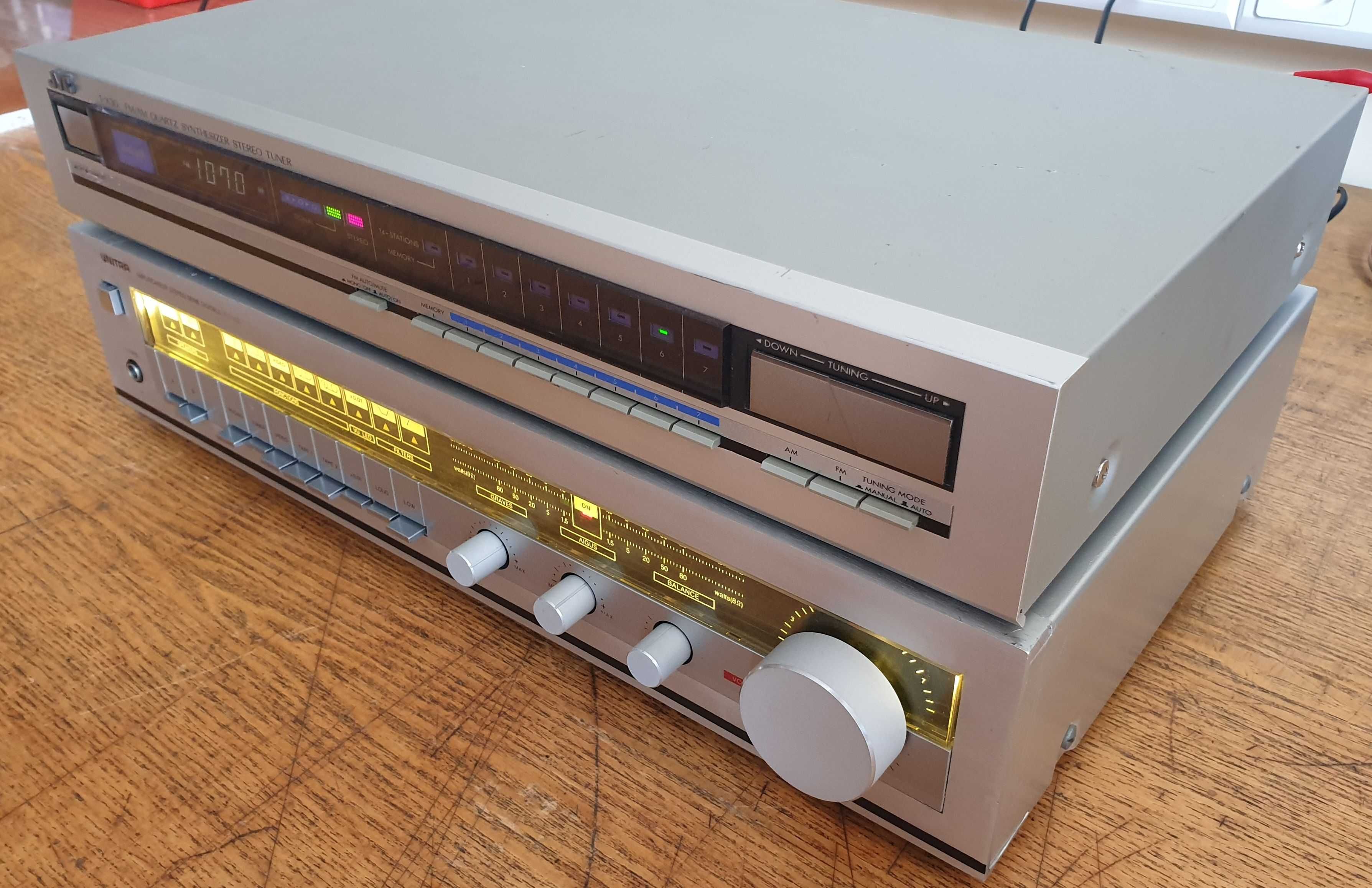 Tuner JVC T-X30 pasuje wymiarami do wieży Unitra Diora