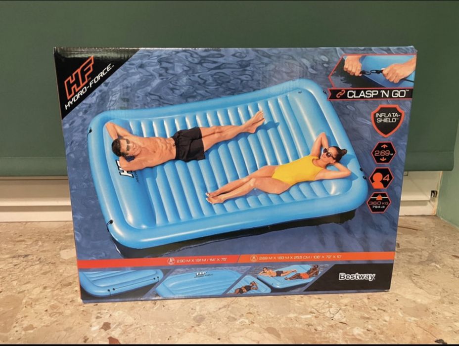 Pływająca platforma materac BESTWAY Sun Soaker 290 x 191 cm