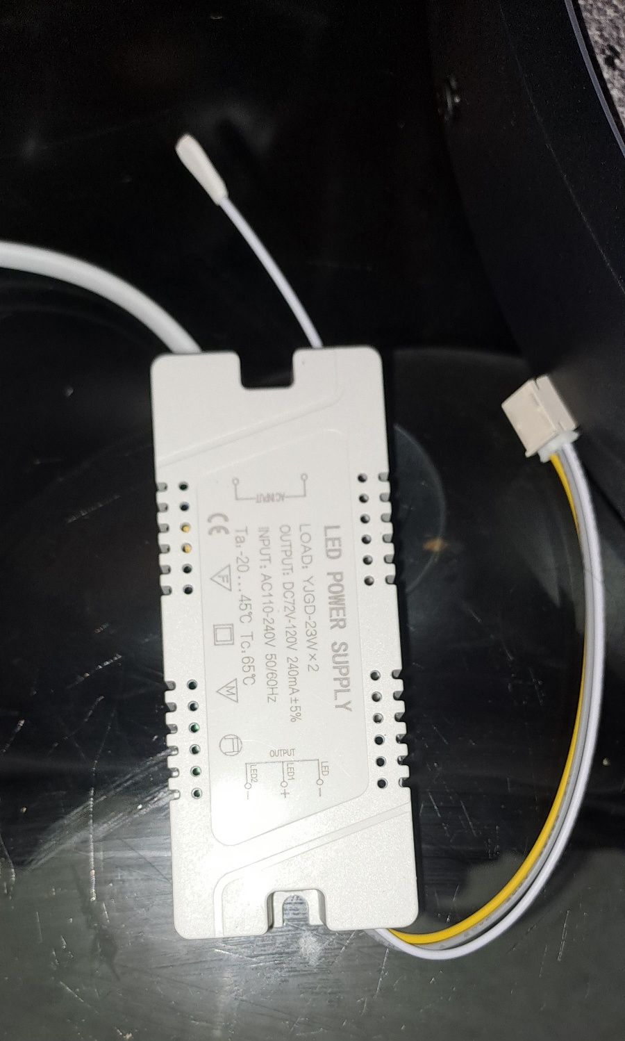 Lampa wzór księżyc