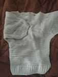 Camisola lã azul