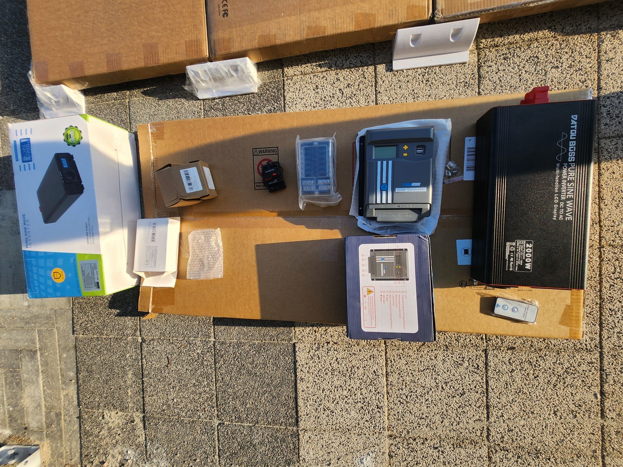 Zestaw solarny 600W panele fotowoltaiczne offgrid działka