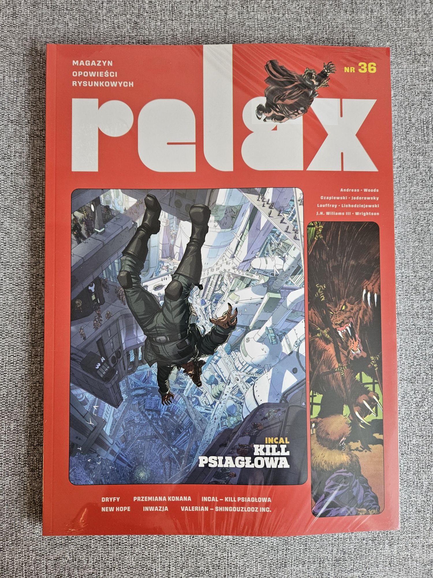 Magazyn Relax x5  32 33  34 35  36 nowe folia