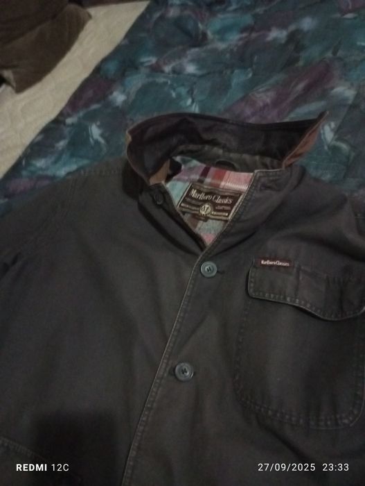 Conjunto casacao Marlboro/Mustang