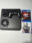 Ps4 500gb slim+pad z ladowarka+ 2 gry