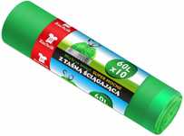 KUCHCIK worki na śmieci mocne 60L x 10 SZT Z TAŚMĄ (2852)