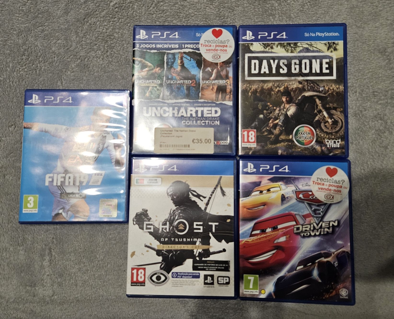 Vários jogos ps4