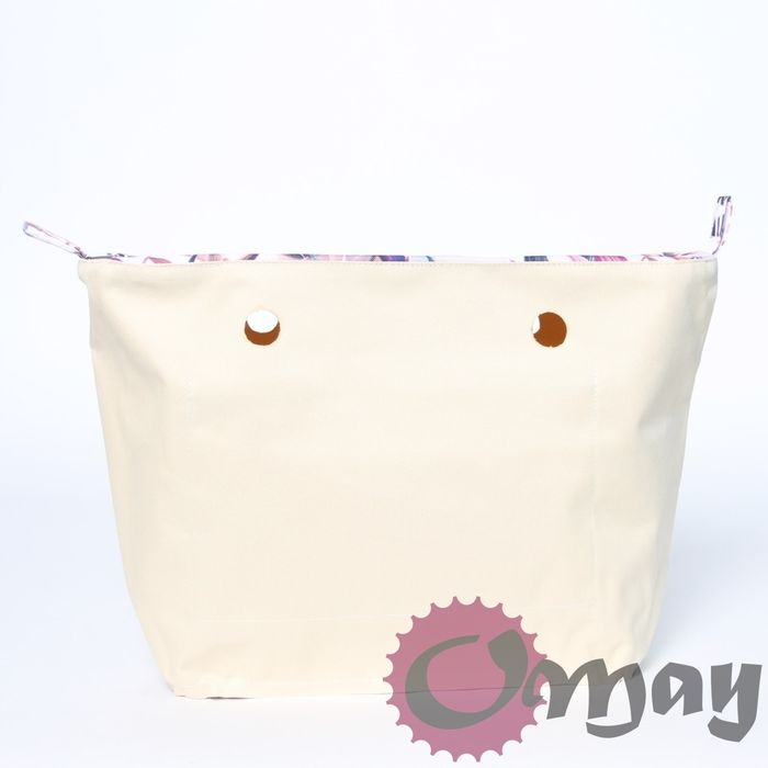 organizer OBAG MINI strelicje różowe zamek beż hummus wkład OMAY