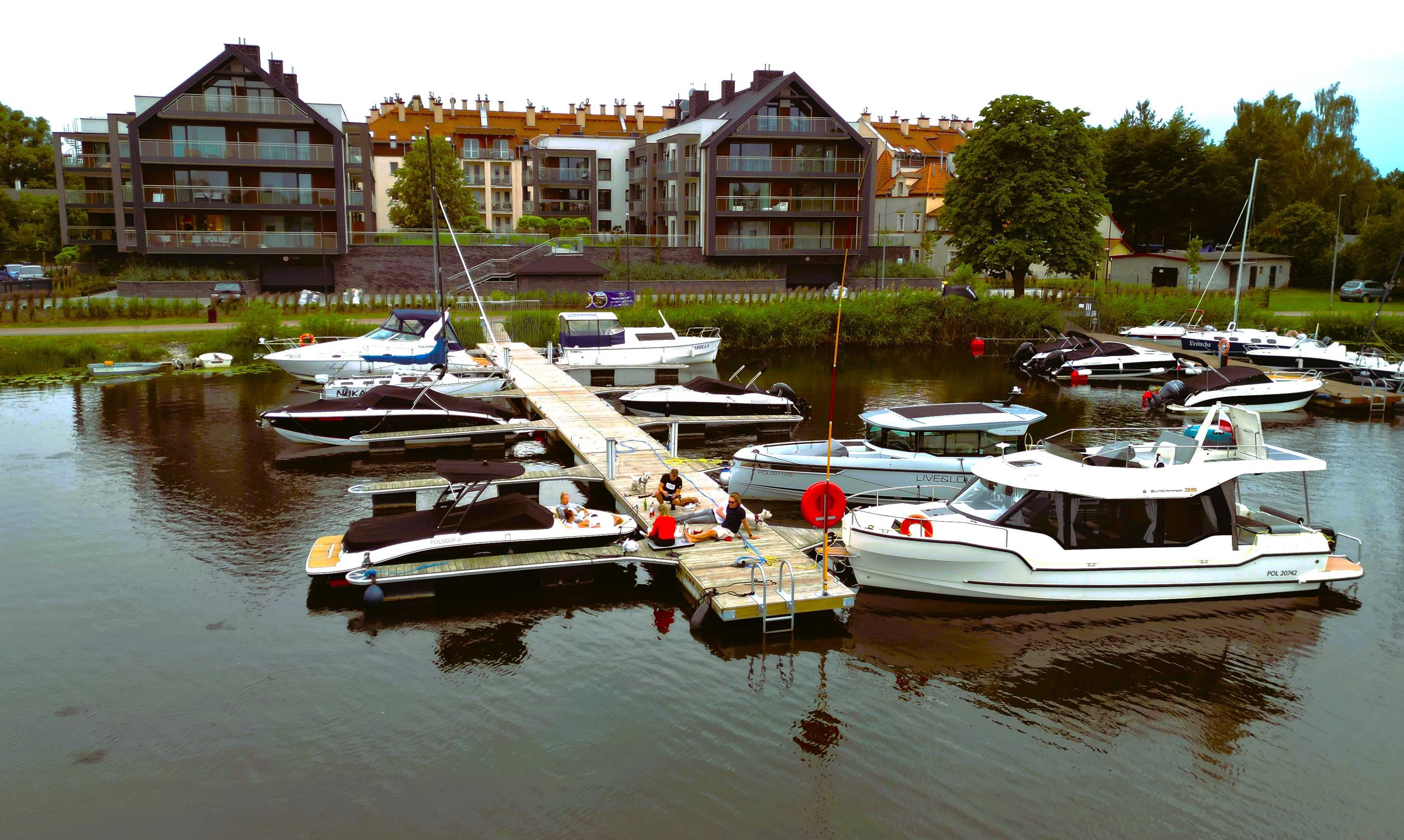 Marina Ostróda II-najlepszy widok na jezioro w Ostródzie, garaż, klima