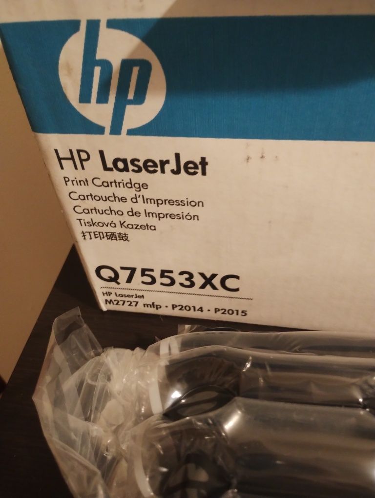 2 tonery HP  Q7553x i Q7553XC do drukarki M2727 mfp