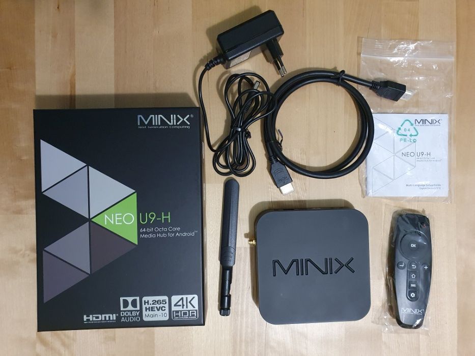 Box Smart TV MINIX Neo U9-H em excelente estado