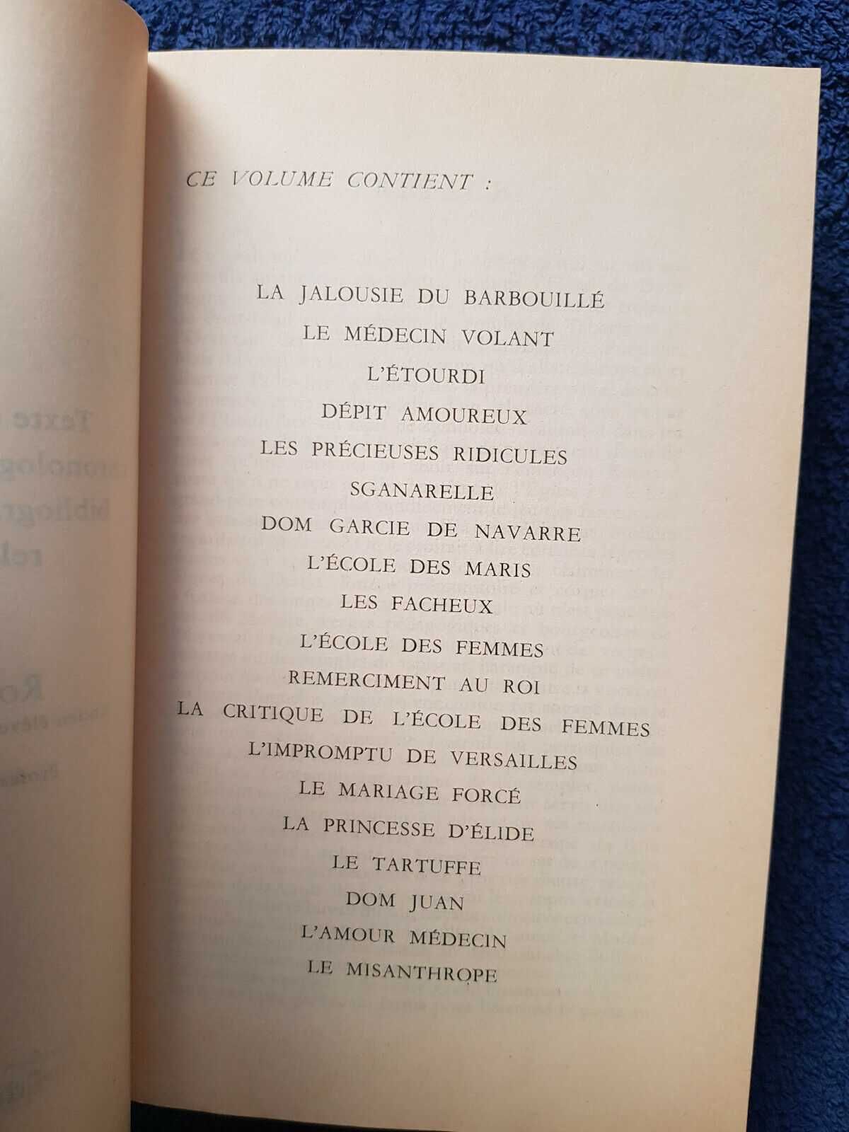 Molière- Oeuvres Completes: Tome I [Garnier; 1962]