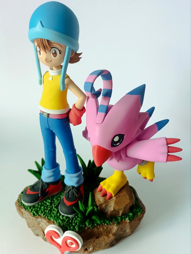 Resina Digimon - Sora e Piyomon