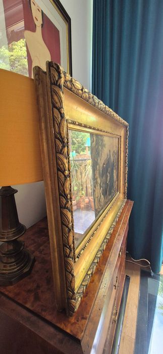 Obraz barwna litografia "Chrystus błogosławiący dzieci" Julius Hübner