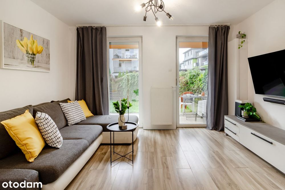Przytulne mieszkanie dwupokojowe + ogródek 40m2 | Lipa Piotrowska