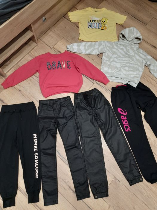 Spodnie, bluzy 146/152 Smyk, Reserved, Mohito *NOWE *+ koszulka gratis