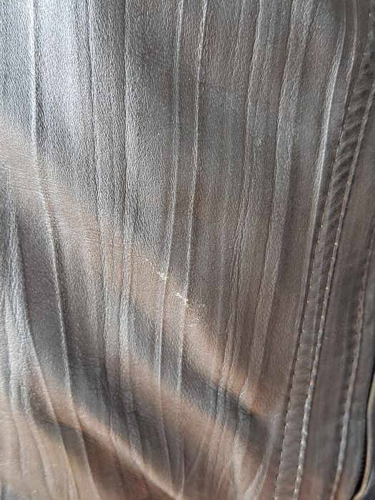 Męska kurtka skórzana L