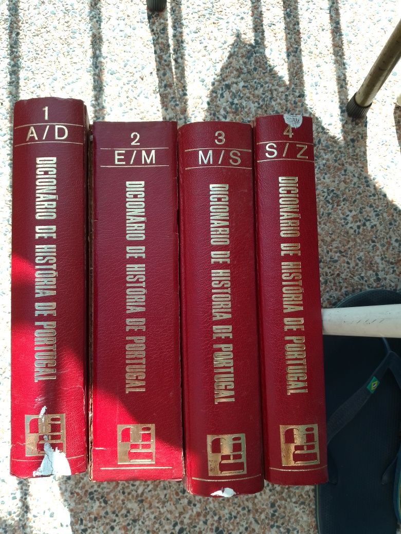 Dicionario da História de Portugal 4 Volumes - 30E e  Outros Desde 2E.