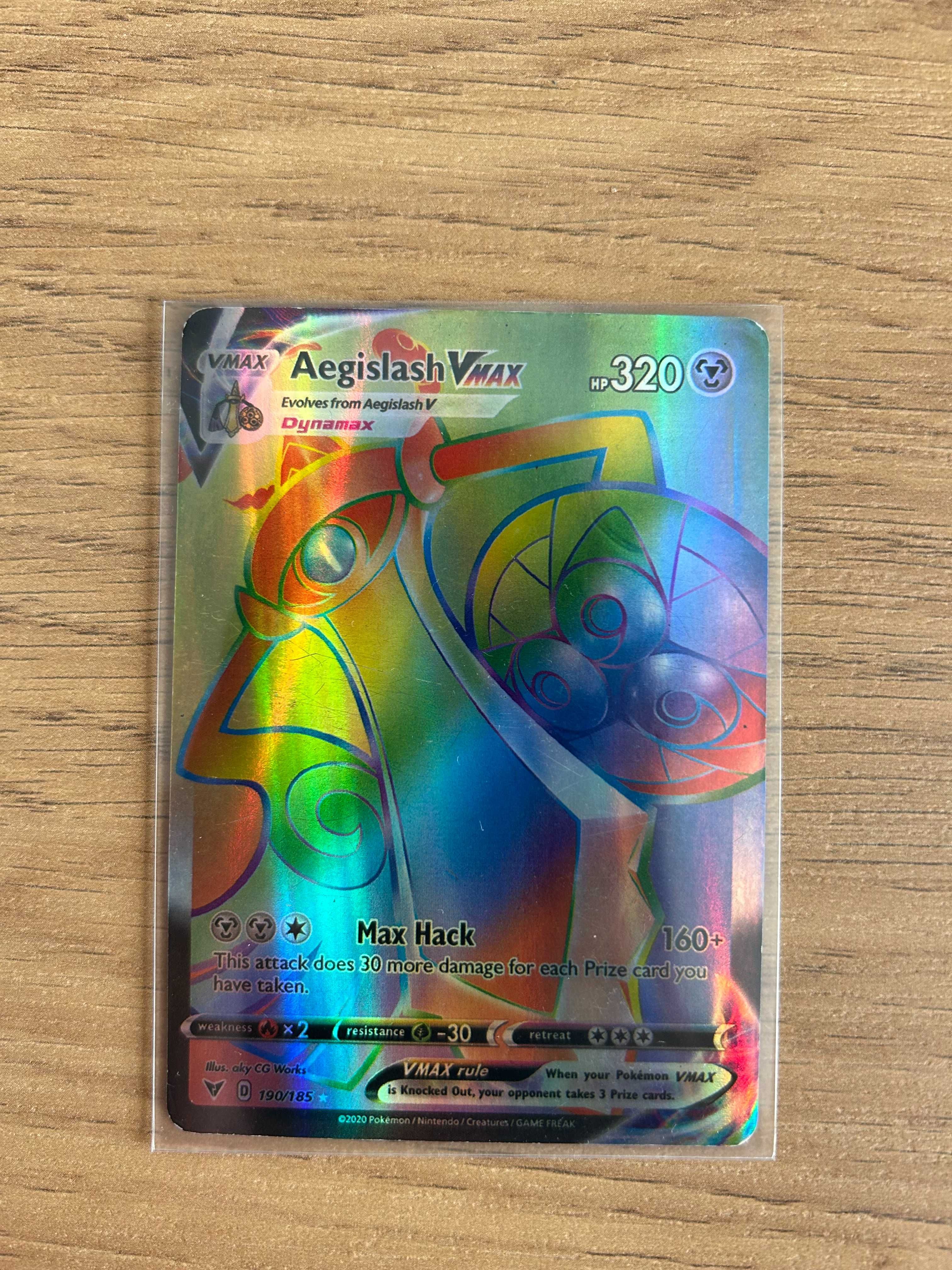 Carta Pokémon  – AEGISLASH VMAX