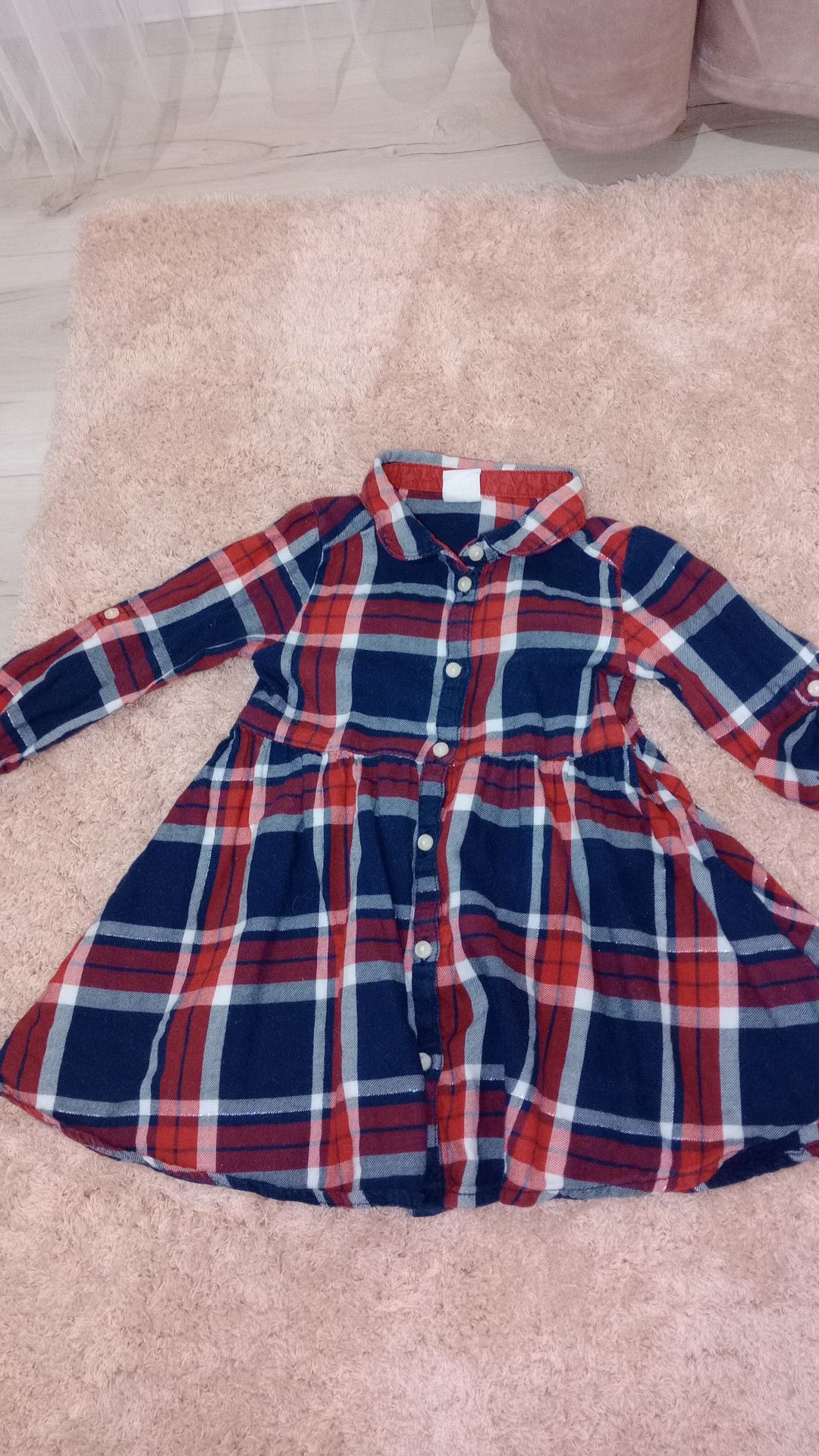 Sukienka H&M 80 w kratę