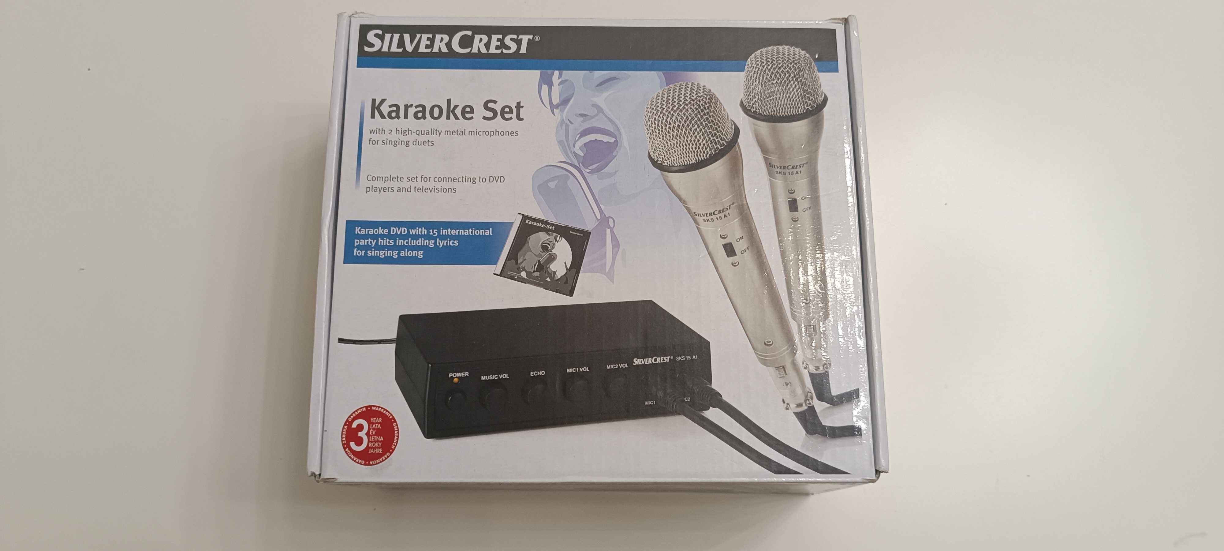 Zestaw Karaoke Silver Crest