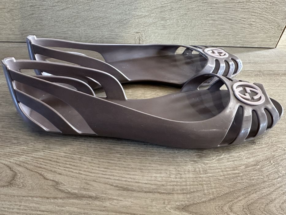 Gucci oryginalne baleriny gumowe 40