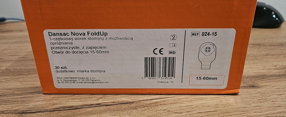 Worki do Stomi Dansac Nova FoldUp 30 sztuk