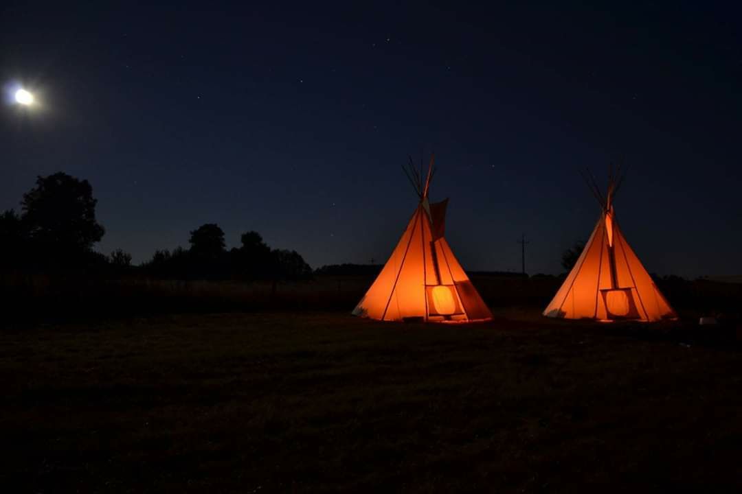 Tipi, teepee, namiot wielkości 5 m