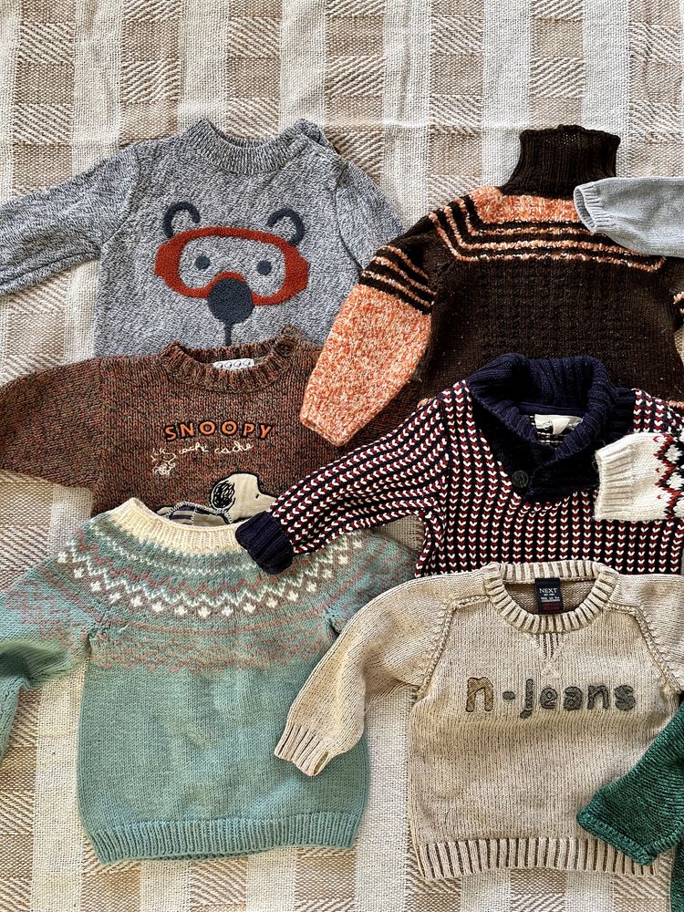 9 sweterków, sweter Next, Zara, L.o.g.g, Gap