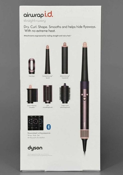 Стайлер Dyson Airwrap i.d HS08 Straight & Wavy Jasper Plum з Bluetooth