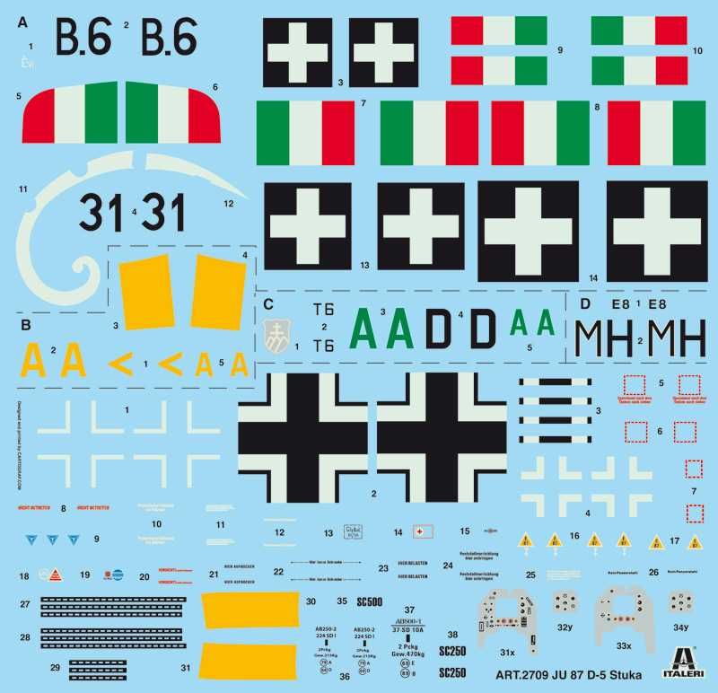 Ju 87D-5, Italeri 1:48