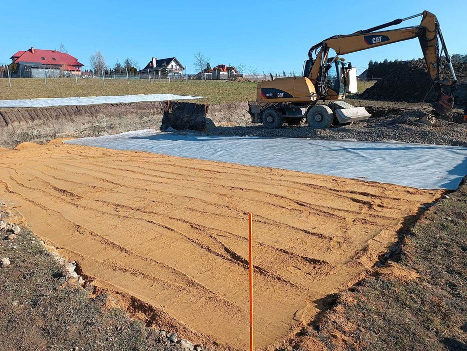 Płyta fundamentowa, płyty pod dom, garaż, wymiana gruntu