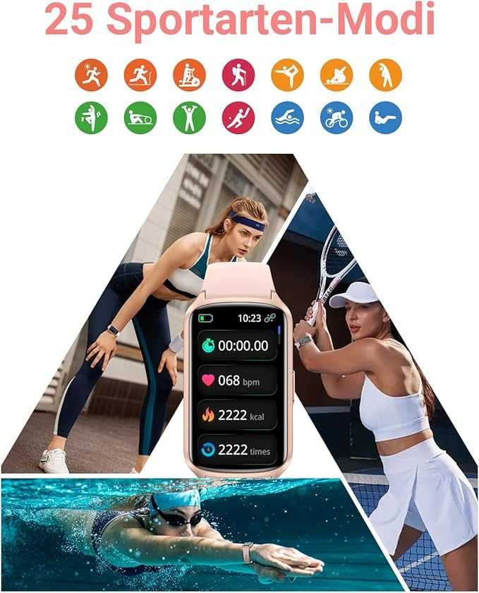 Zegarek dla kobiet, mężczyzn D26 monitor snu, monitor pracy serca