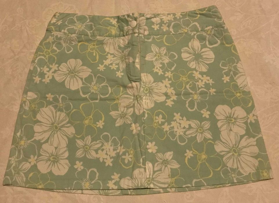 Летняя юбка в цветочек