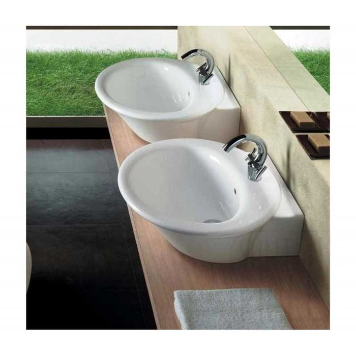 HATRIA Sculture Умывальник раковина белая 77см Италия/Villeroy&Boch/