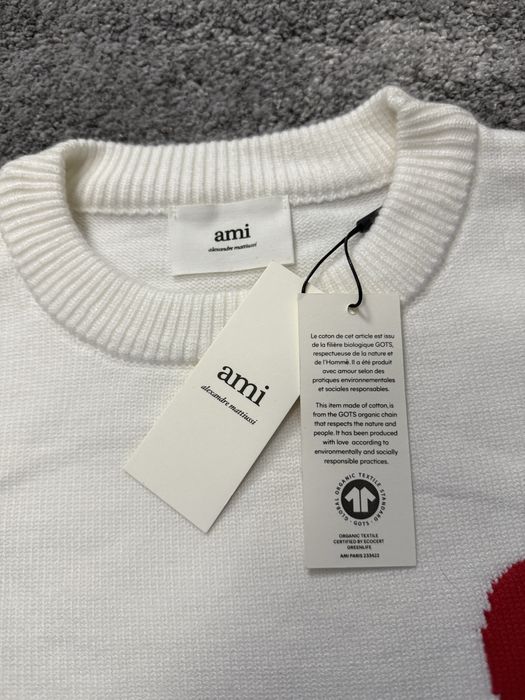 Sweater Ami Paris White