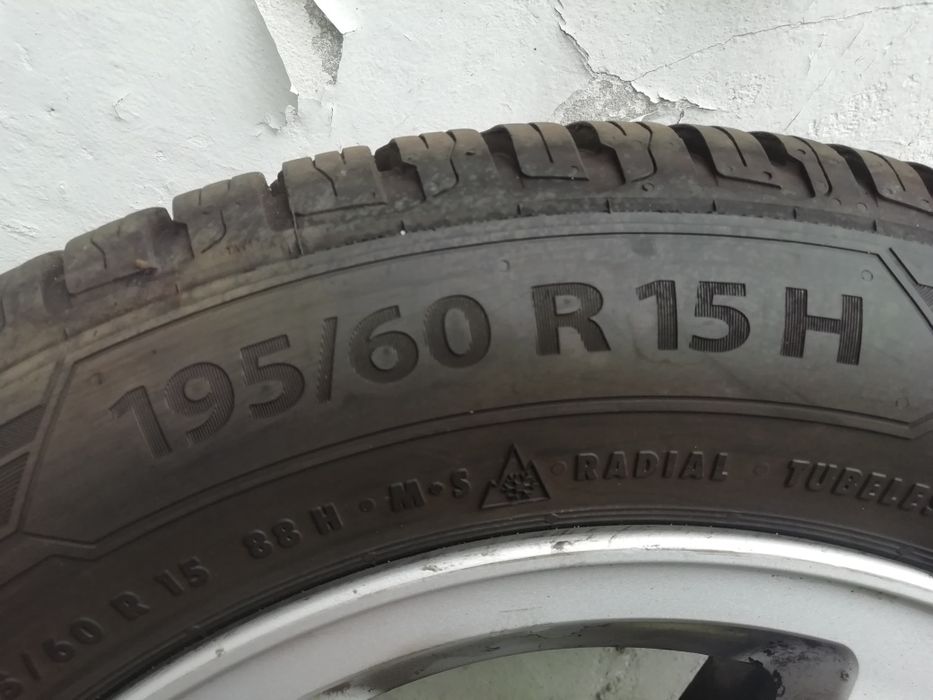 Koła alu et46 opony 195/60R15 wielos barum nowe 4x114.3 Nissan Hyundai